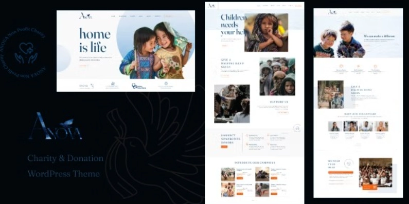 Anova – Charity & Donation WordPress Theme