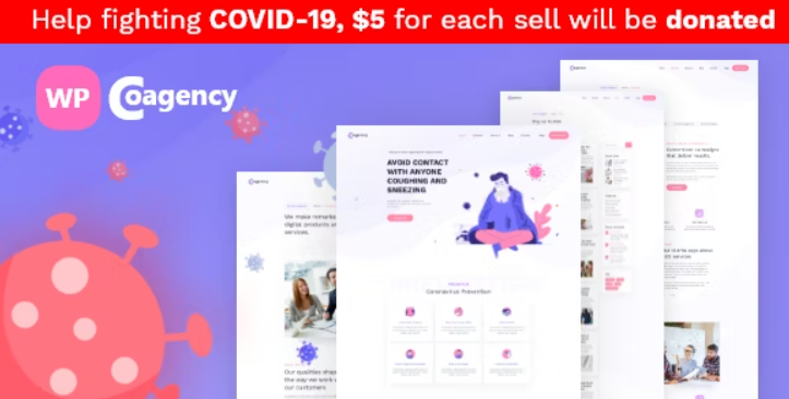 Cogency (Corona, Covid-19) – Digital Agency Multipurpose WordPress Theme