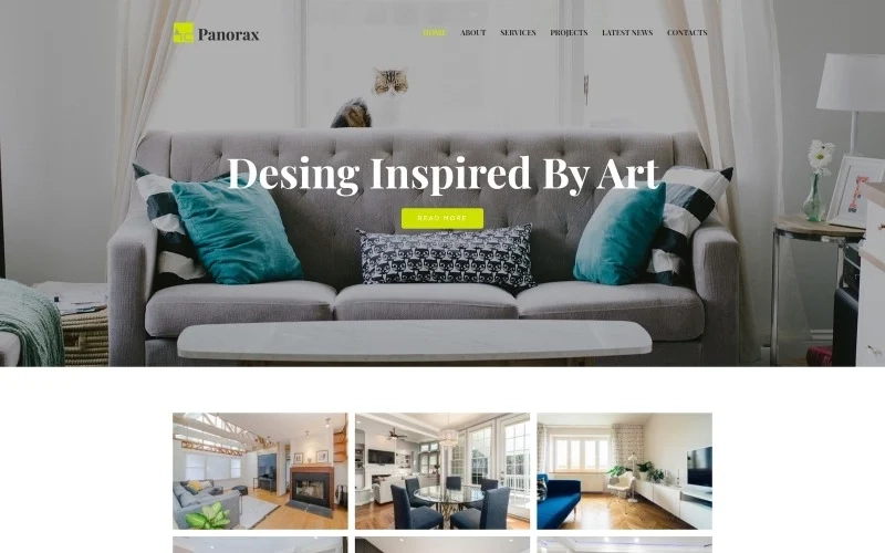 Panorax – Interior Design Multipurpose Modern WordPress Elementor Theme WordPress Theme