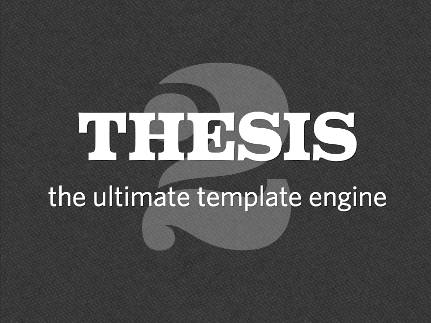 THESIS – DIYthemes