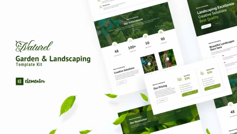Naturel Garden & Landscaping Elementor Template