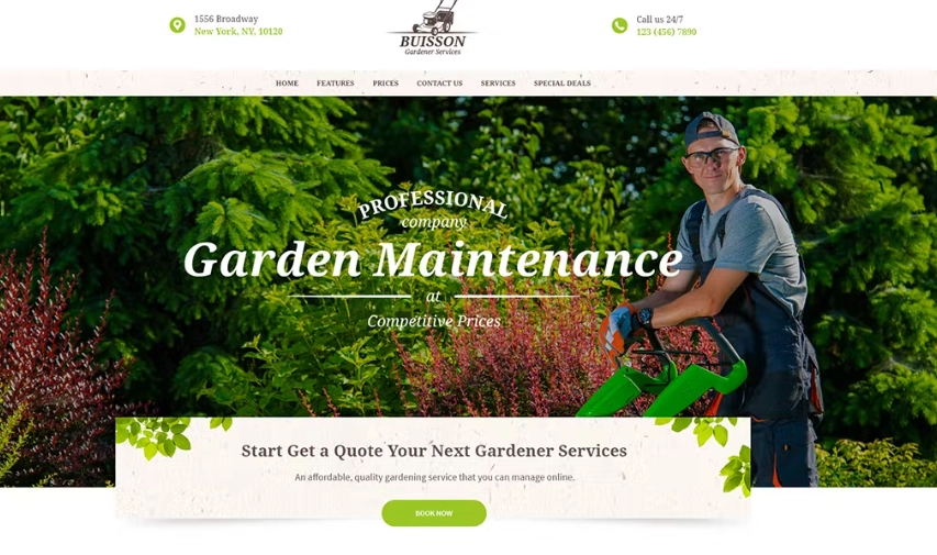 Buisson – Gardening WordPress Theme