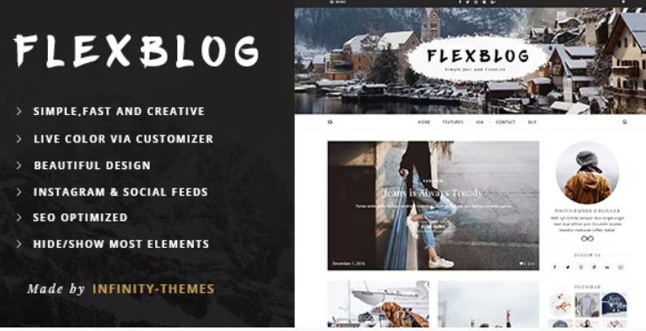 Flexblog – A Personal WordPress Blog Theme