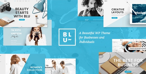 Blu – A Beautiful Theme for Businesses and Individuals