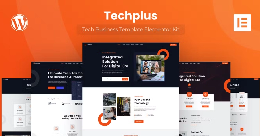Techplus – Tech Business Elementor Template