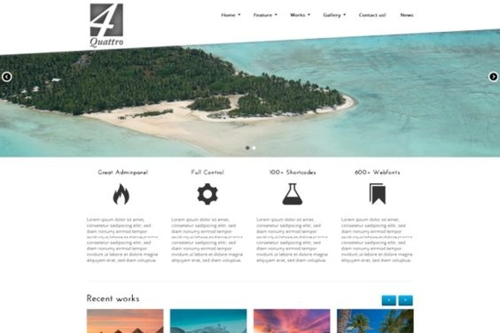 Quattro Premium WordPress Theme
