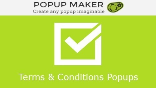 Popup Maker – Terms & Conditions Popups