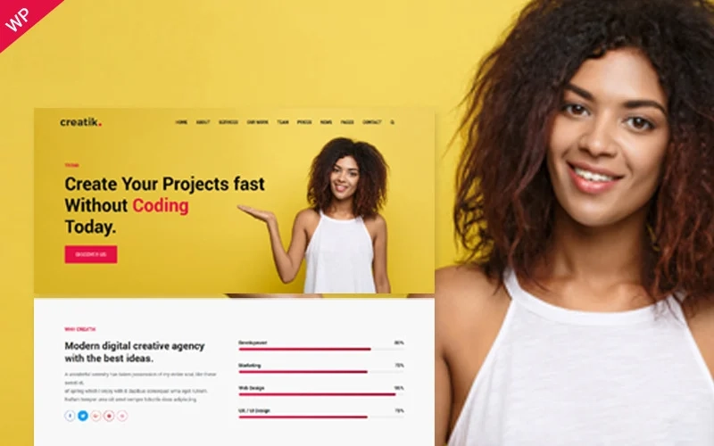 Creatik – Responsive Multipurpose WordPress Theme