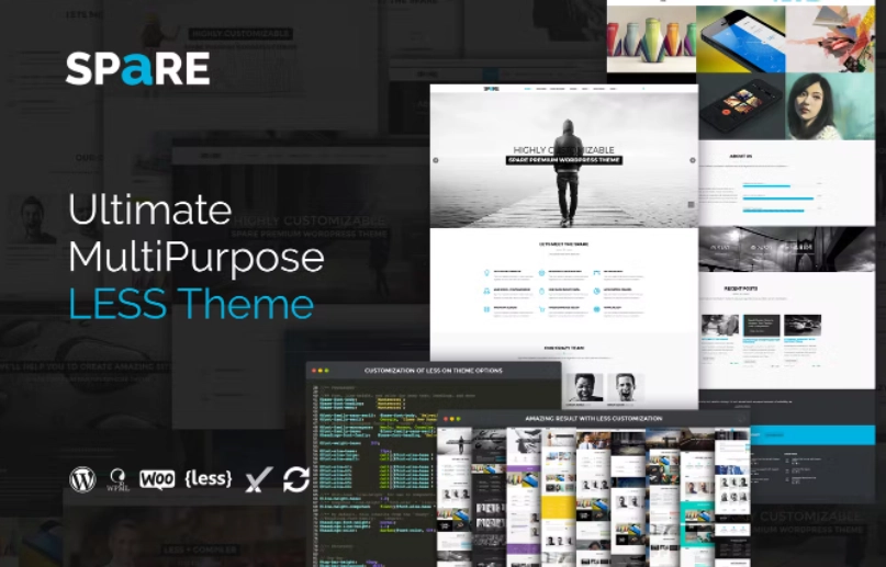 Spare – Ultimate MultiPurpose LESS Theme