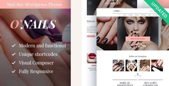 O’Nails – Nail Bar & Beauty Salon Wellness WordPress Theme