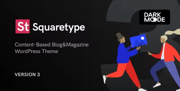 Squaretype Modern Blog WordPress Theme