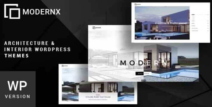 Modernx – Architecture & Interior WordPress Theme 1.0
