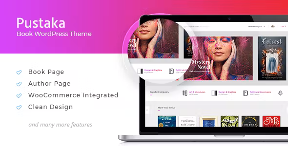 Pustaka WooCommerce Theme For Book Store