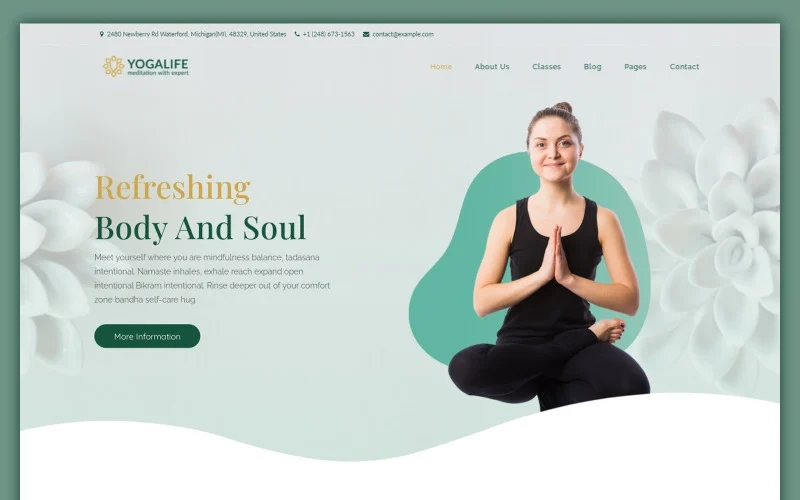 Yogalife – Yoga & Meditation WordPress Theme