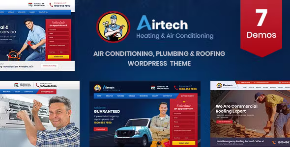 Airtech Plumber HVAC and Repair Theme