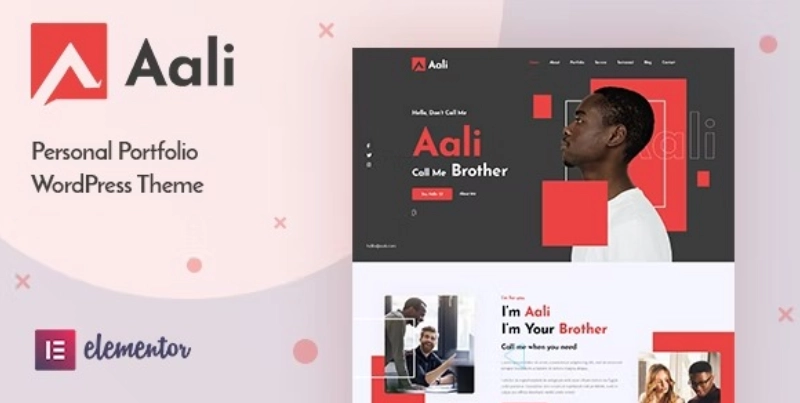 Aali – Personal Portfolio WordPress Theme