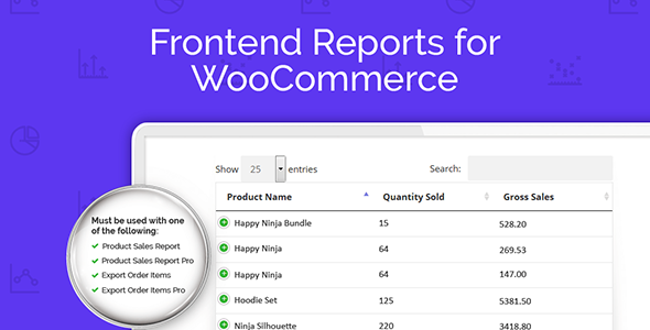 Frontend Reports for WooCommerce