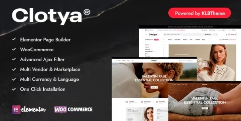 Clotya – Fashion Store eCommerce Theme