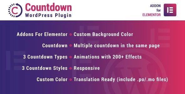 Countdown for Elementor