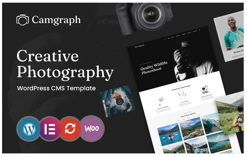 Camgaph – Portfolio and Photography WordPress Theme