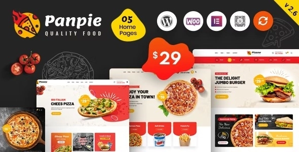 Panpie – Restaurant WordPress Theme