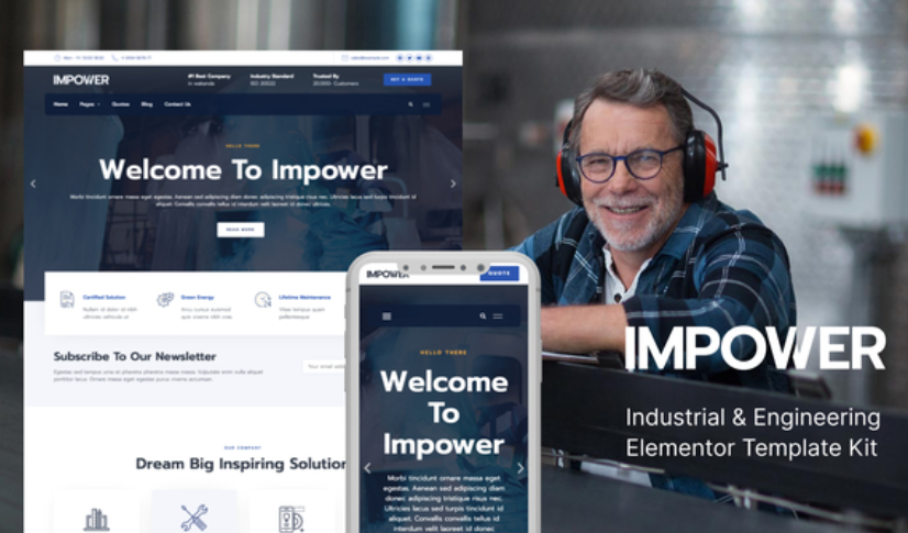 Impower – Engineering and Industrial Template