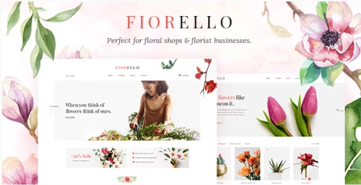 Fiorello – Florist and Flower Shop Theme