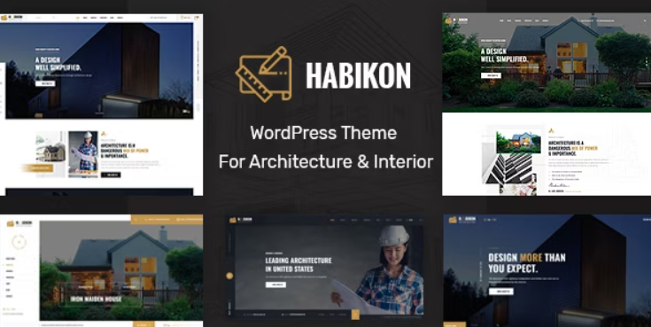 Habikon – Architecture and Interior Design WordPress Theme