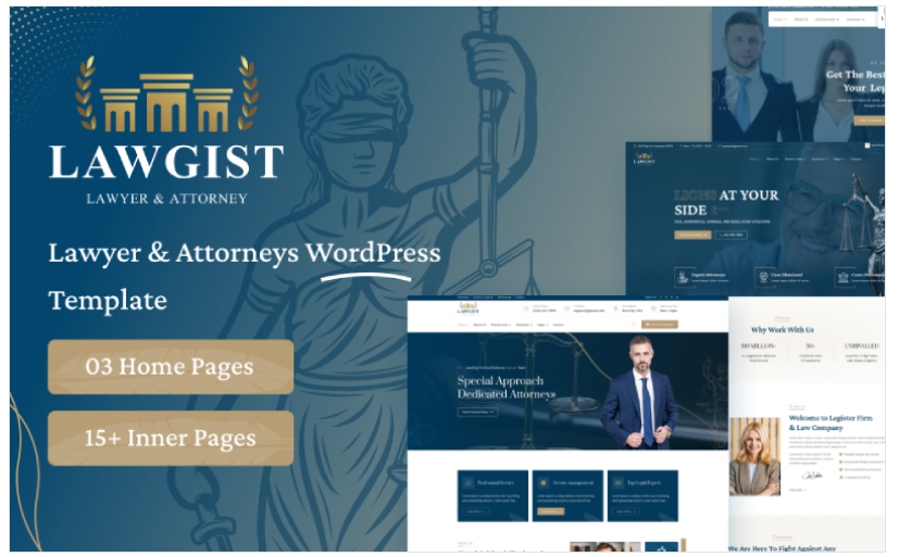 Lawgist – Attorney & Lawyers WordPress