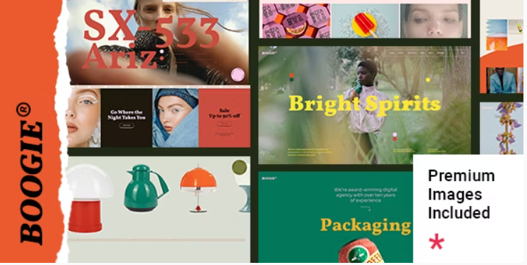 Boogie – Design Agency and Portfolio Theme