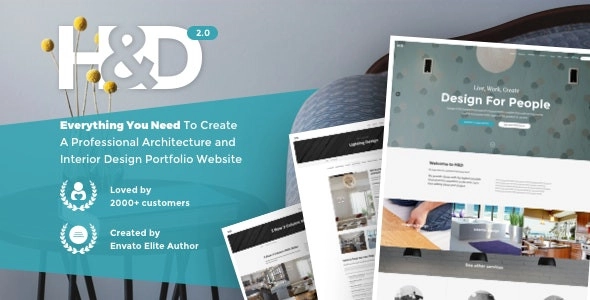 H&D – Interior Design WordPress Theme
