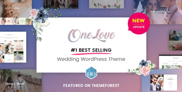 OneLove – The Elegant & Clean Multipurpose Wedding WordPress Theme
