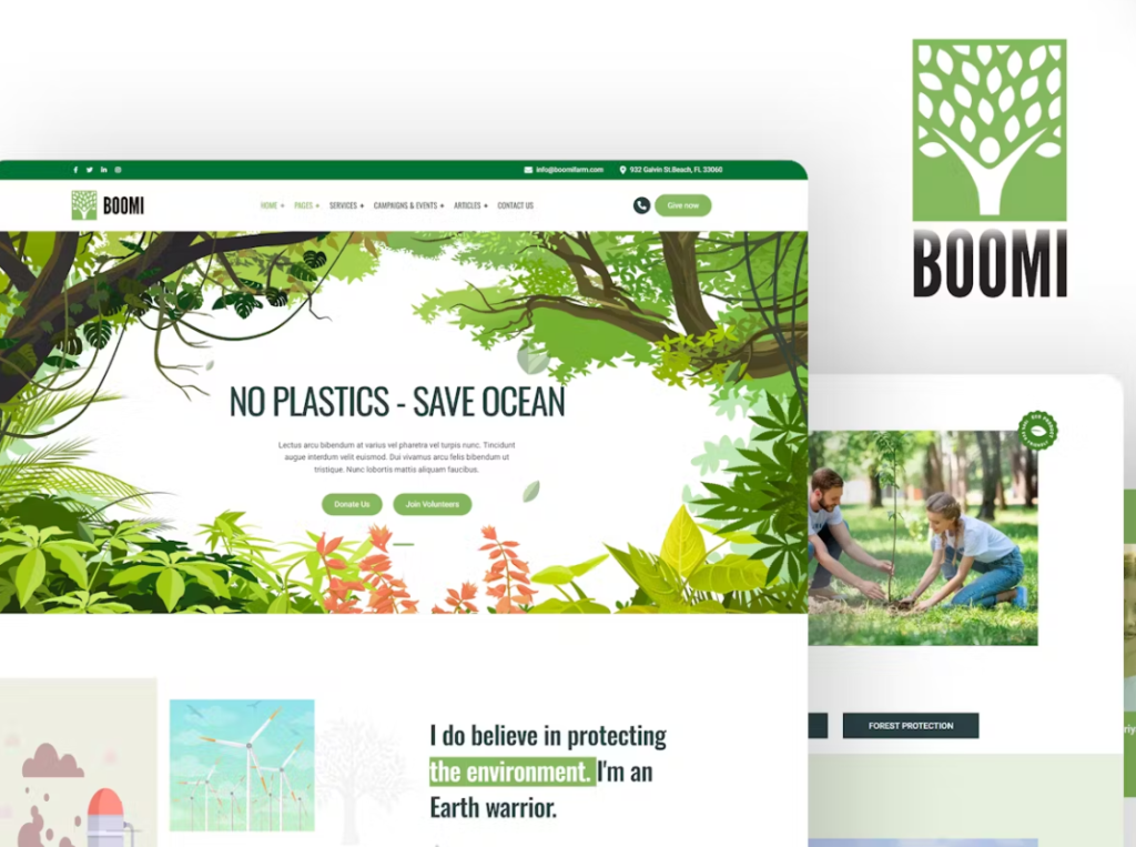 Boomi – Environment & Ecology WordPress Theme