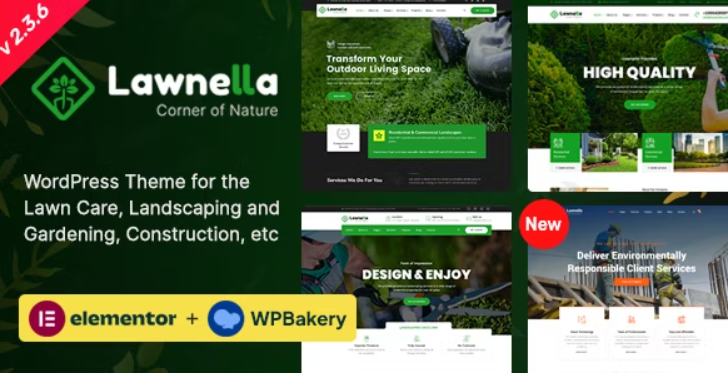 Lawnella – Gardening & Landscaping WordPress Theme