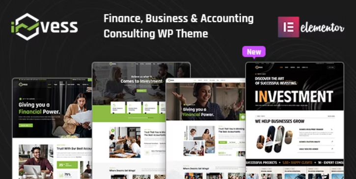 Invess – Accounting & Finance Consulting WordPress Theme