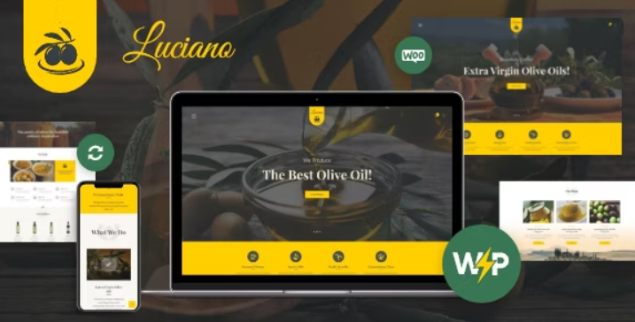 OliveOil – Oil Farm & Vinegars Theme