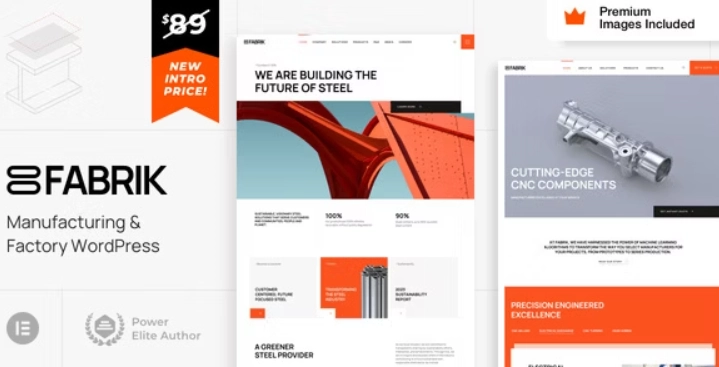 Fabrik – Manufacturing & Factory WordPress