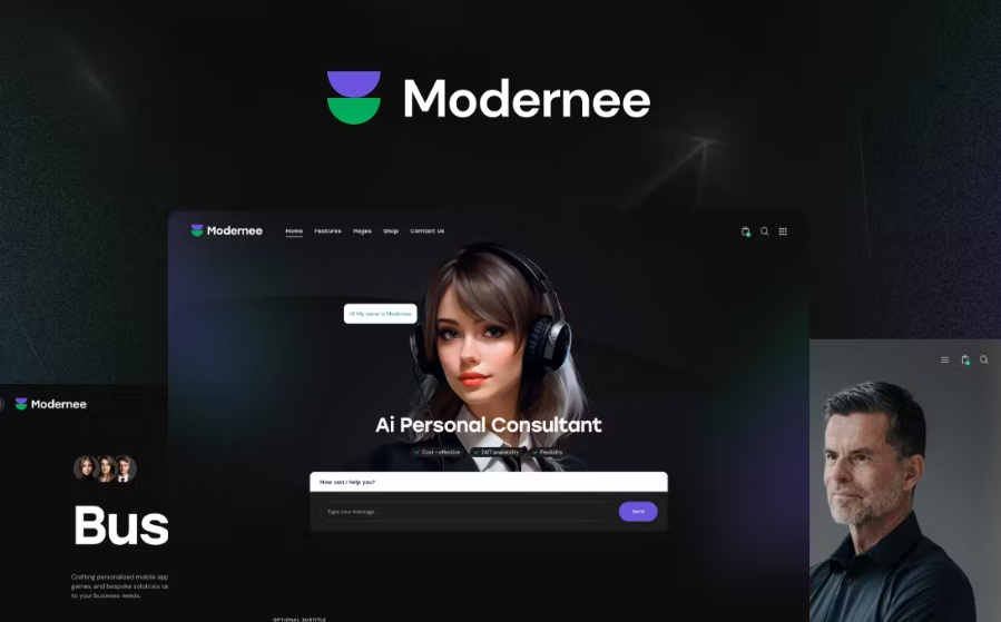 Modernee — AI Integration & Digital Transformation WordPress Theme
