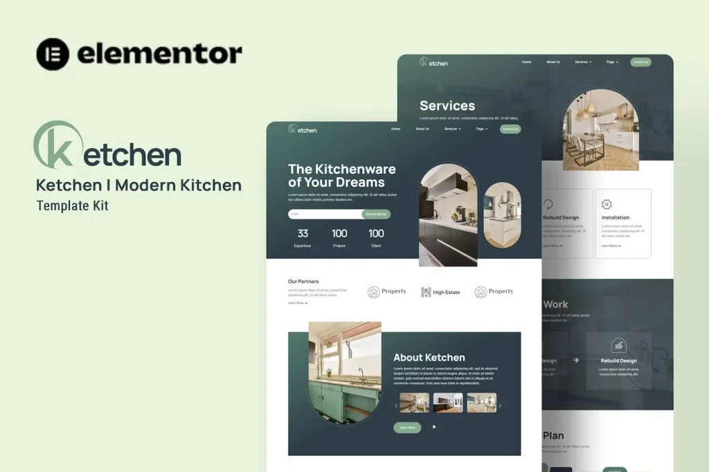 Ketchen – Modern chen Elementor Template Kit