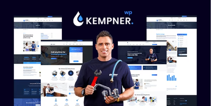 Kempner – Plumber WordPress Theme