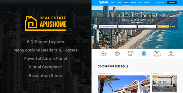 ApusHome – Real Estate WordPress Theme