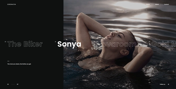 Grenada – Creative Ajax Portfolio Showcase Slider Theme