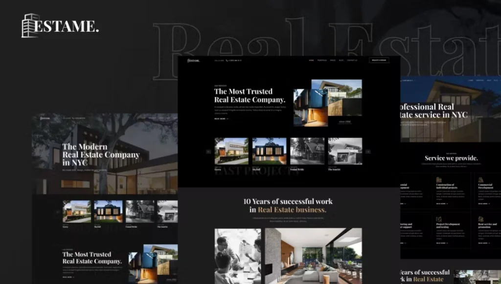 Estame – Real Estate Elementor Template
