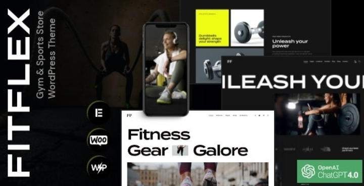 FitFlex – Gym & Sports Store WordPress Theme
