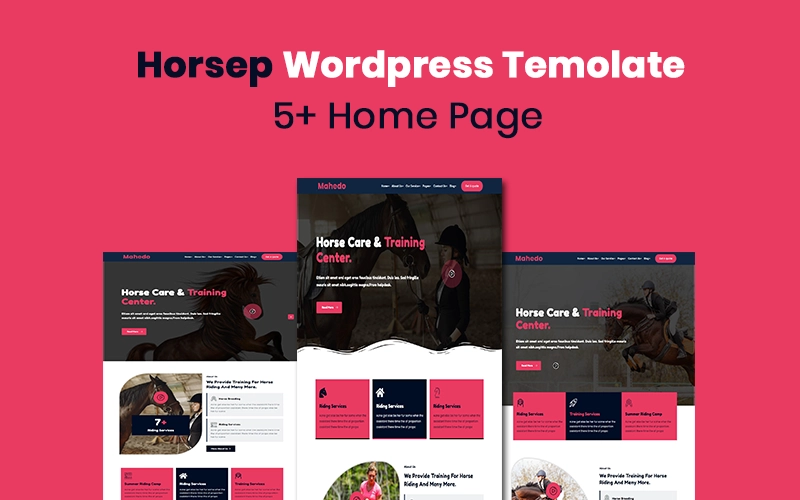 Horsep – Equestrian and Horse Riding, Racing WordPress Theme