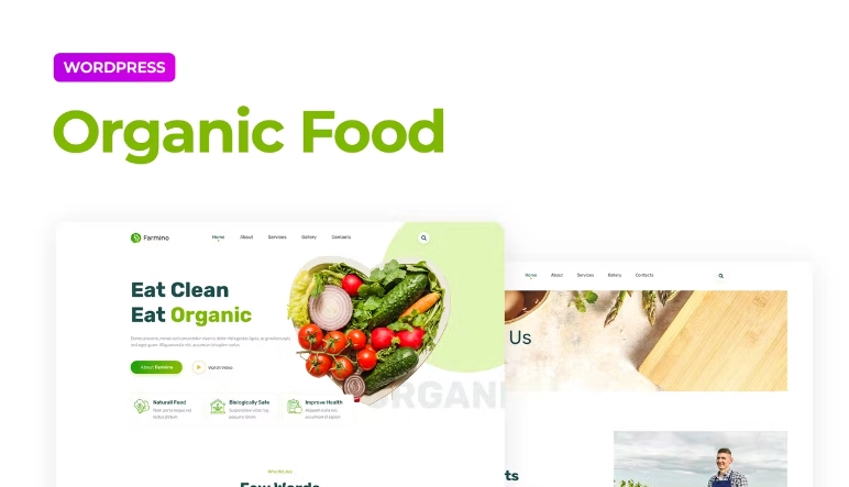 Farmino – Organic Food Template