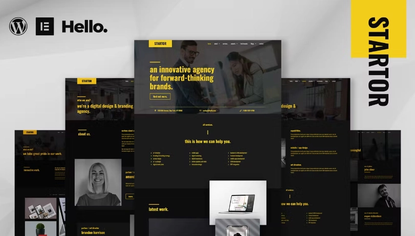 STARTOR – Agency & Company Elementor Template