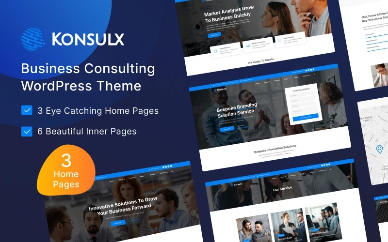 Konsulx – Business Corporate WordPress Theme