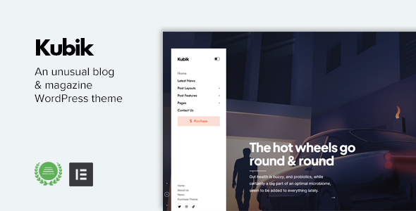 Kubik – An Unusual Digital Blog & Magazine WordPress Theme
