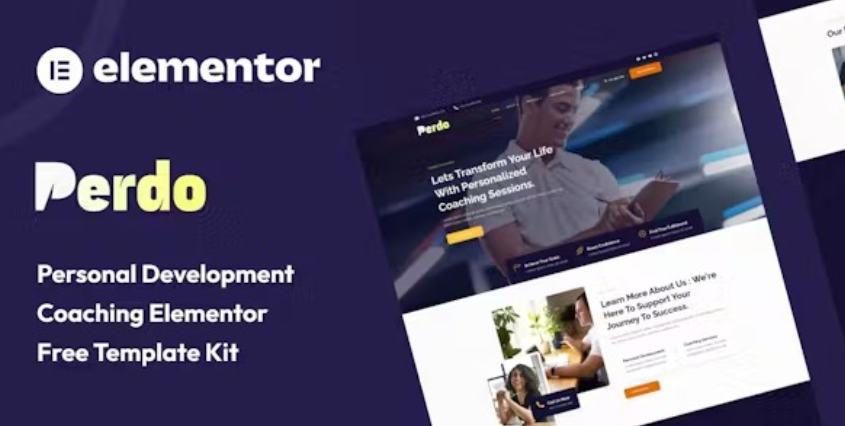 Perdo – Personal Development Coaching Elementor Template